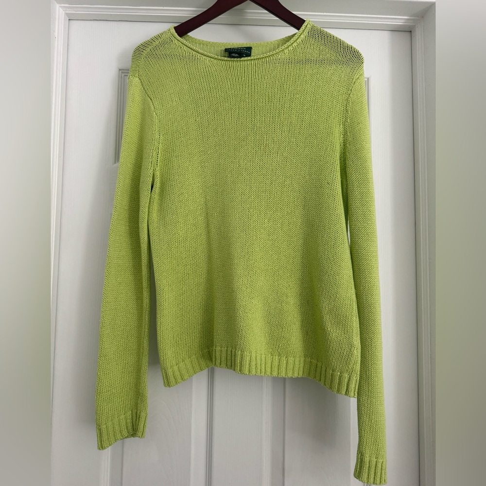 LAUREN by Ralph Lauren size Medium cotton sweater, excellent condition.